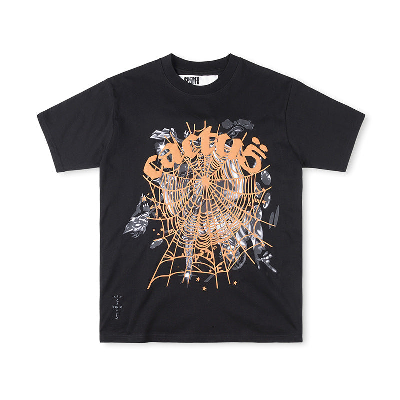 Sp5der x Travis Scott Cactus Jack Airbrush T-Shirt