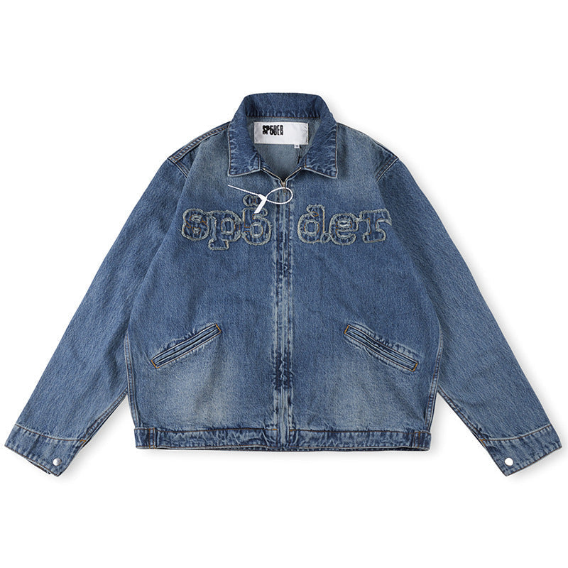 Sp5der Denim Work Jacket