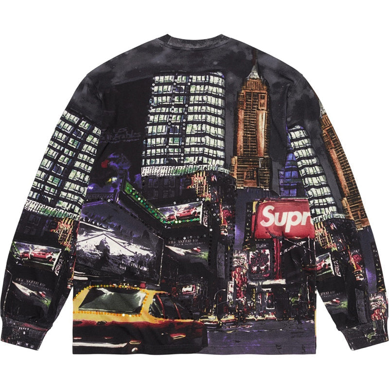Supreme Skyline Sequin Long Sleeve T-Shirt