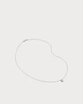 MONICA VINADER Solitaire Pear Sterling-Silver and 0.06ct Lab-Grown Diamond Necklace(Silver)
