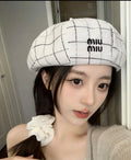 MIU MIU Check Beret