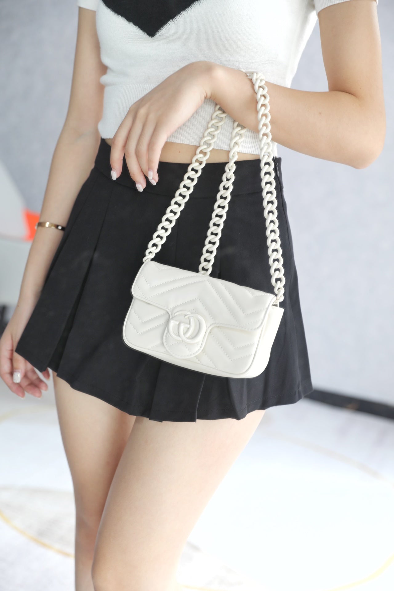 Gucci GG Marmont Macaron Nano Shoulder Bag – 699757